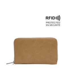 Zibby Passport Holder - Light Khaki 